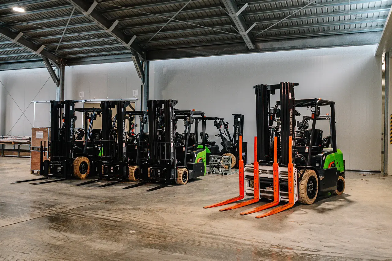 LiuGong Electric Forklifts Fleet Delivered - 9 Units