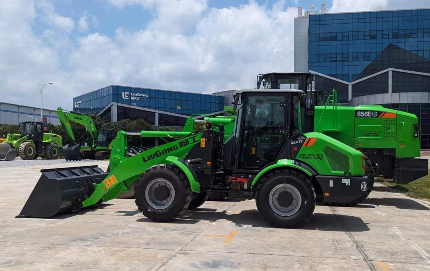 electric wheel loader image